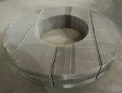 Stainless steel wire mesh packing